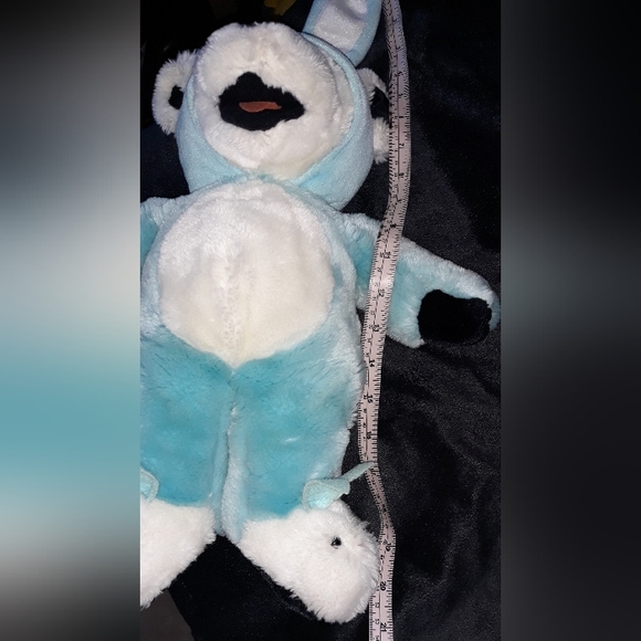 Grateful Dead Bean Bear Plush "Bluehale" Blue Rabbit 12/12/78 - Picture 11 of 11